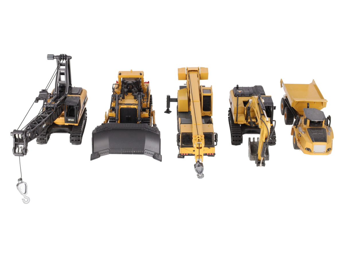 Hui Na Toys 1:50 Scale Assorted Alloy Diecast Construction Vehicles [5] EX