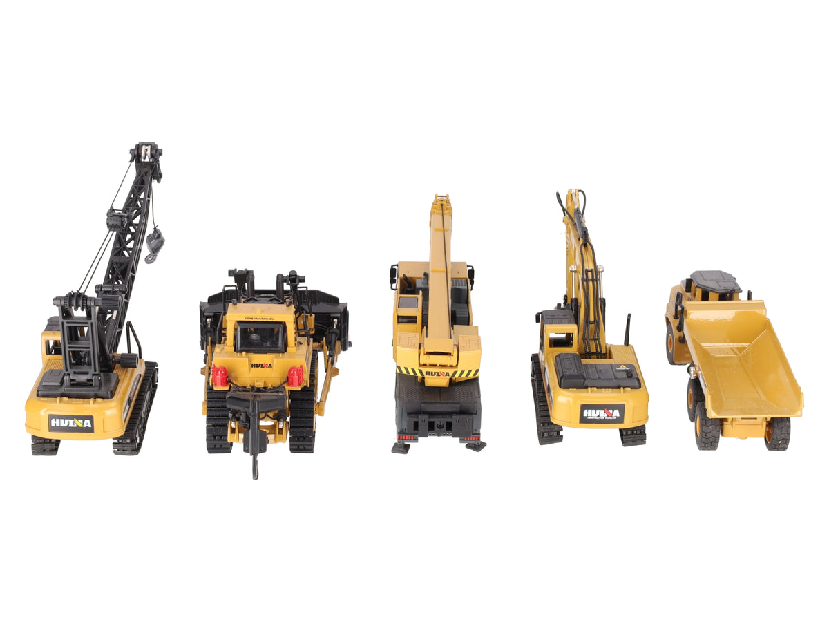 Hui Na Toys 1:50 Scale Assorted Alloy Diecast Construction Vehicles [5] EX