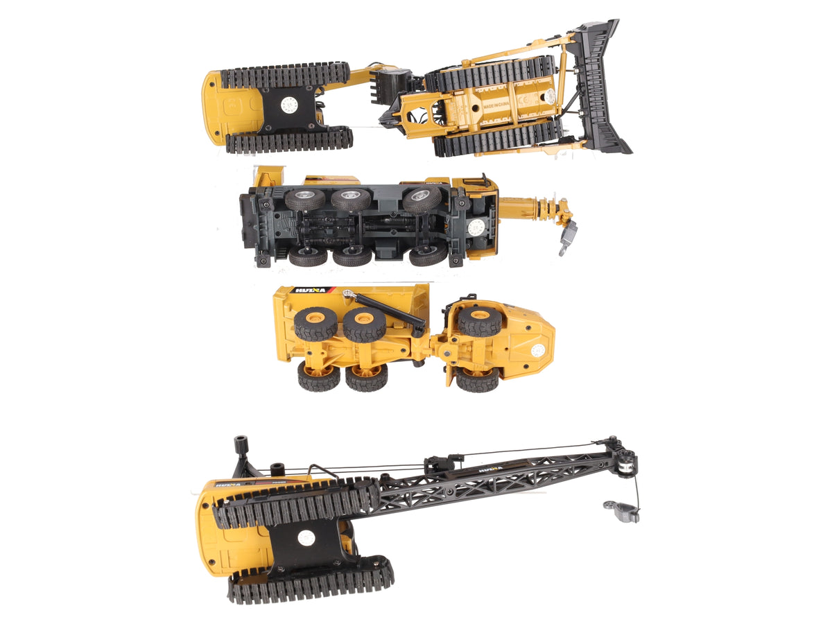 Hui Na Toys 1:50 Scale Assorted Alloy Diecast Construction Vehicles [5] EX