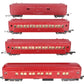 American Flyer Vintage S Gauge AFL Passenger Cars 655, 651, 652 [4] VG/Box