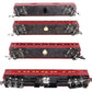American Flyer Vintage S Gauge AFL Passenger Cars 655, 651, 652 [4] VG/Box