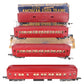 American Flyer Vintage S Gauge AFL Passenger Cars 655, 651, 652 [4] VG/Box