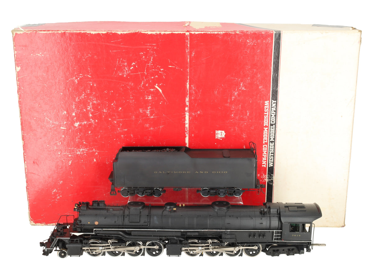 Westside Model Co. BRASS O B&O 2-8-8-4 EM-1 Steam Loco/Tender #7618 (2 Rail) EX/Box