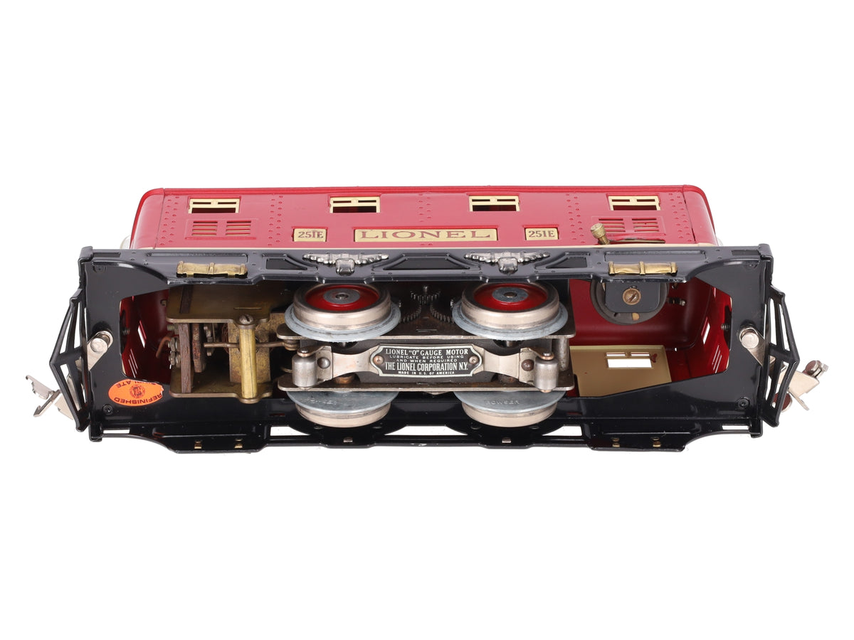 Lionel 251E Vintage O Prewar Tinplate 0-4-0 Electric Locomotive