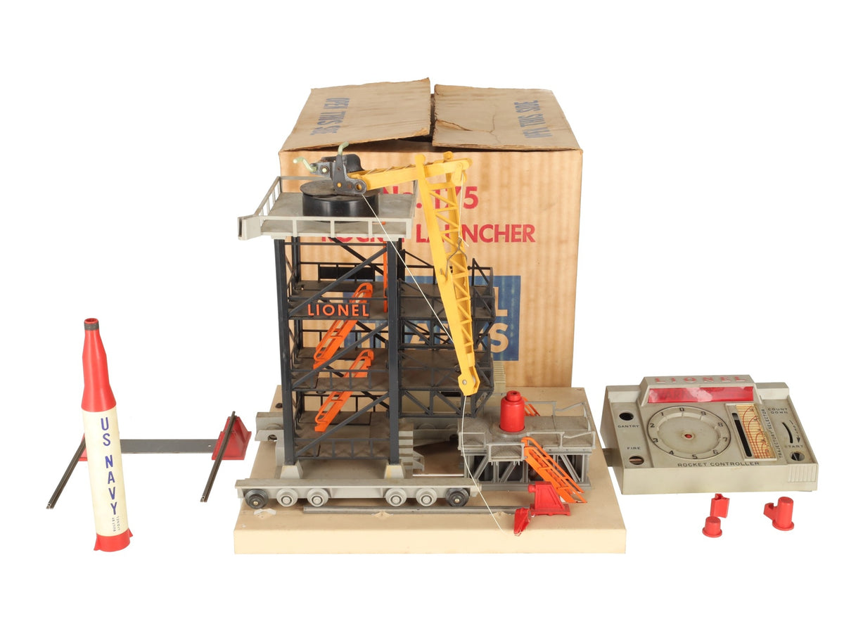 Lionel 175 Vintage O Operating Rocket Launcher Platform VG/Box