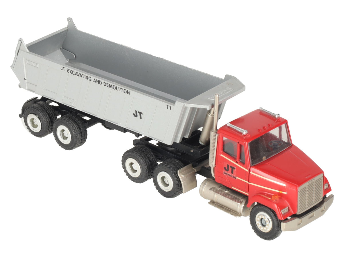Conrad 0026 1:50 Diecast Freightliner Tractor & Meiller Dump Trailer EX