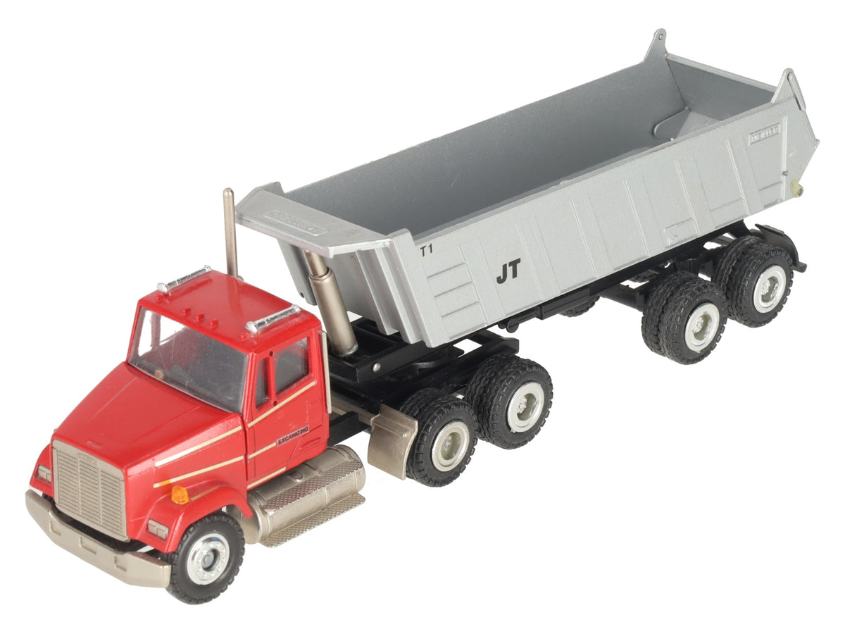 Conrad 0026 1:50 Diecast Freightliner Tractor & Meiller Dump Trailer EX