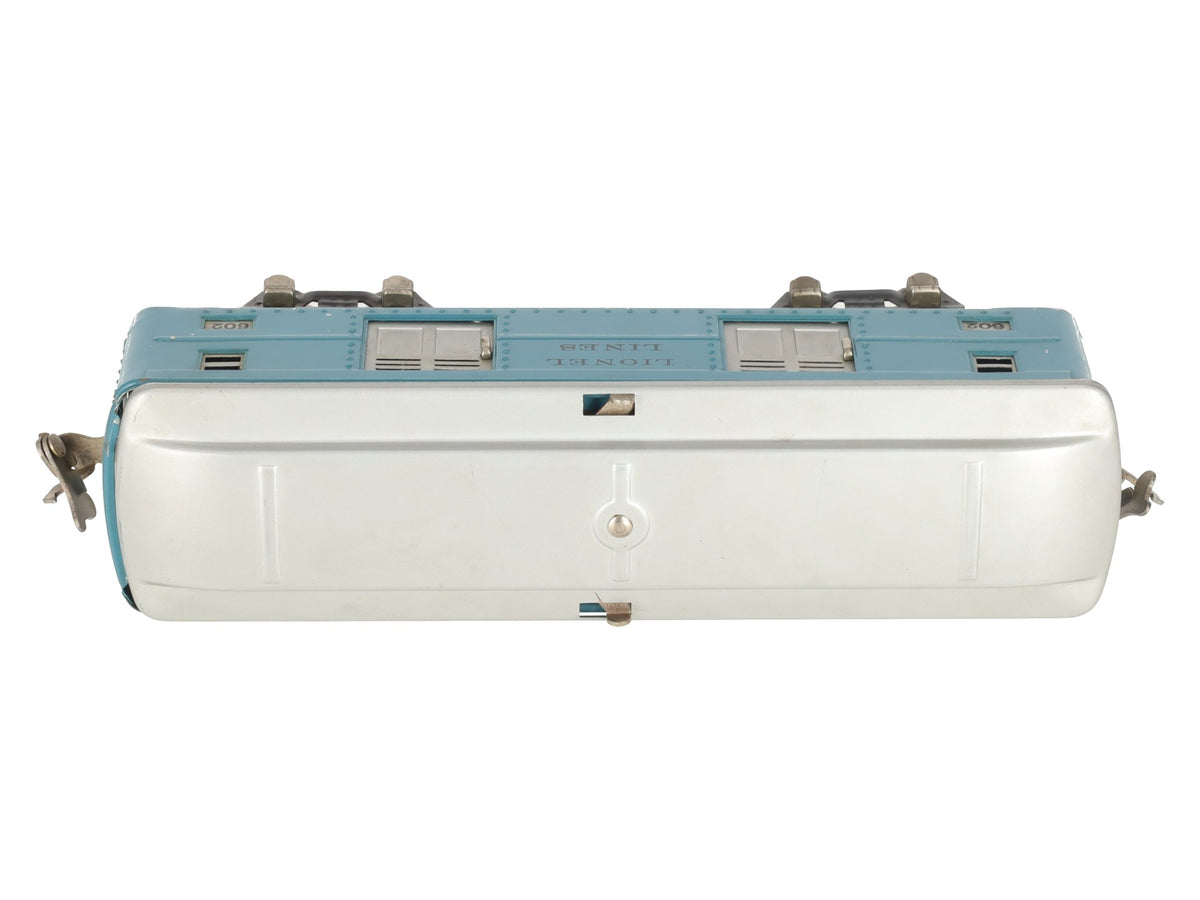Lionel 602 Vintage O Prewar Lionel Lines Blue Tinplate Passage Baggage Car VG