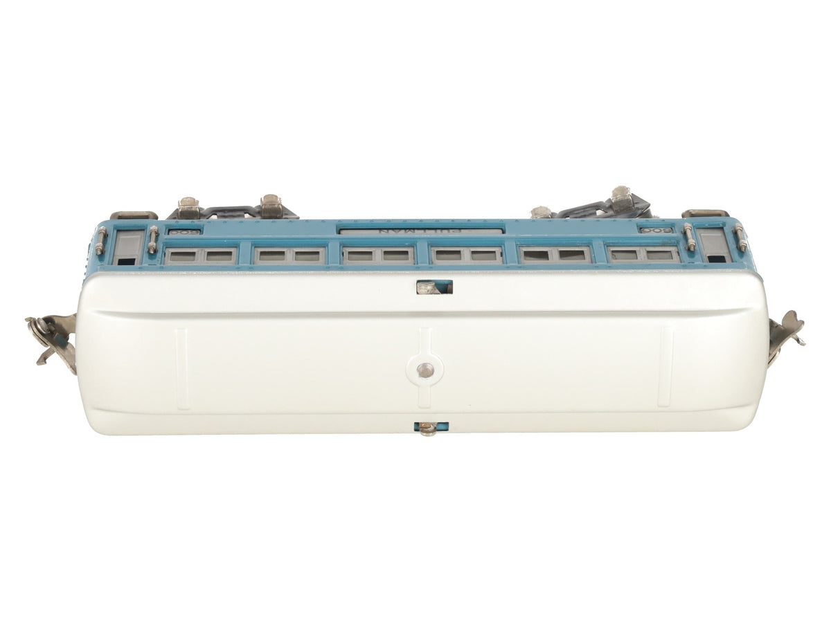 Lionel 600 Vintage O Prewar Blue Tinplate Pullman Coach Car VG