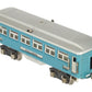 Lionel 600 Vintage O Prewar Blue Tinplate Pullman Coach Car VG