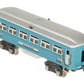 Lionel 600 Vintage O Prewar Blue Tinplate Pullman Coach Car VG