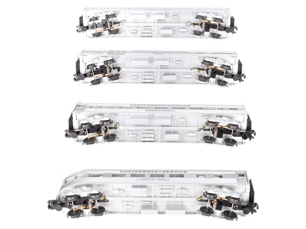Lionel 6-25156 O Gauge California Zephyr Streamliner Passenger Cars (Set of 4) LN/Box
