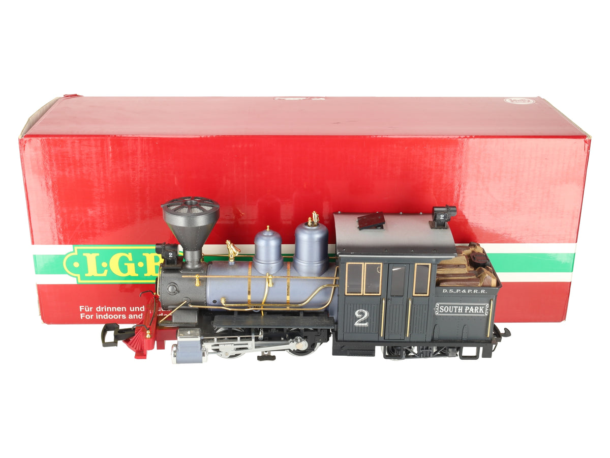 LGB 21252 G Denver, South Park & Pacific Forney Steam Locomotive #2 w/Sound EX/Box