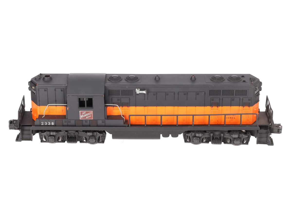 Lionel 2338 Vintage O Gauge Milwaukee Road Powered GP-7 Diesel Locomotive VG