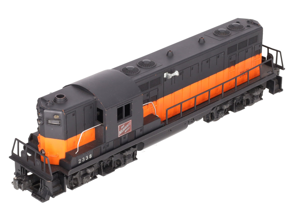 Lionel 2338 Vintage O Gauge Milwaukee Road Powered GP-7 Diesel Locomotive VG