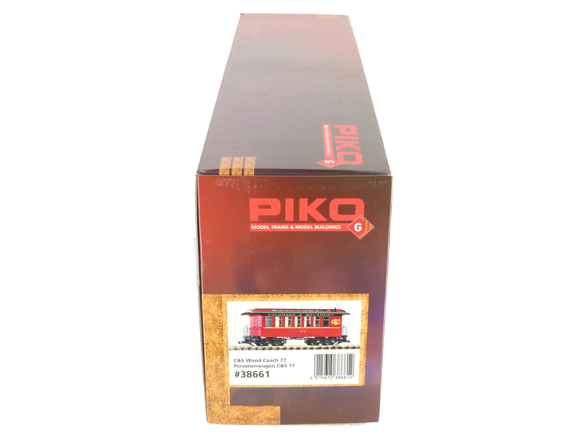 Piko 38661 G Scale Colorado and Southern Wood Coach #77 EX/Box