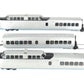 MTH 20-20346-1 O Gauge New Haven Turbotrain Passenger Set w/Proto-Sound 3.0 EX/Box