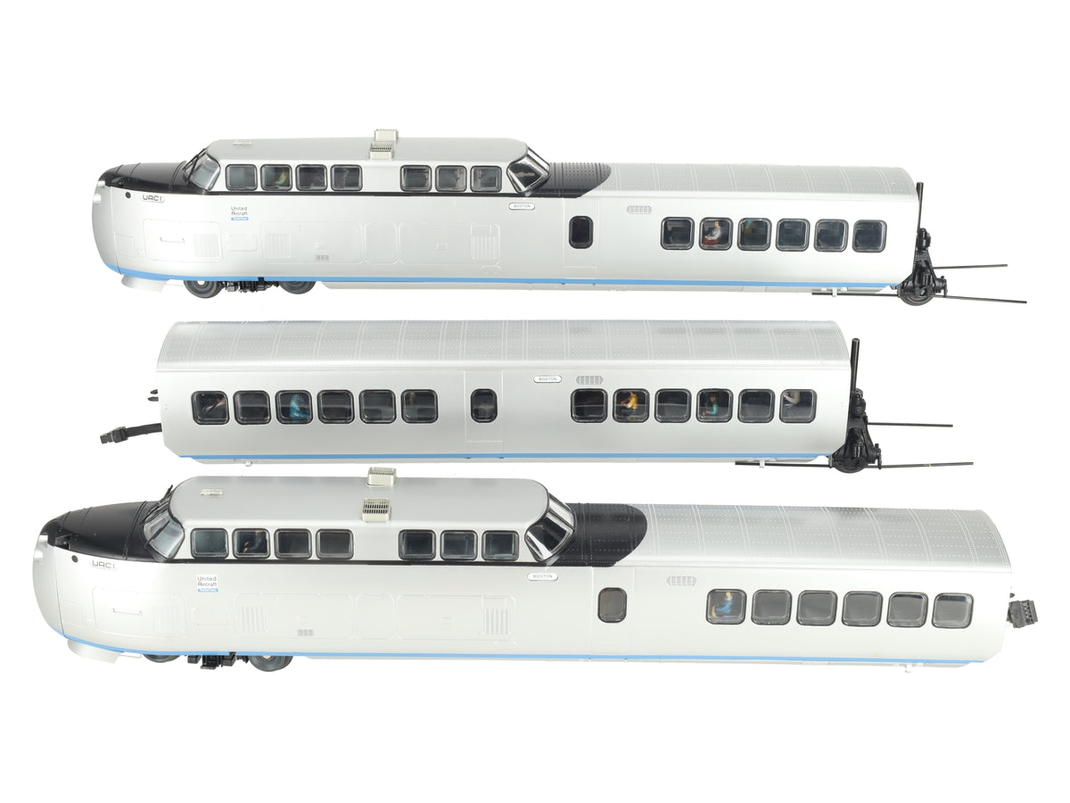 MTH 20-20346-1 O Gauge New Haven Turbotrain Passenger Set w/Proto-Sound 3.0 EX/Box