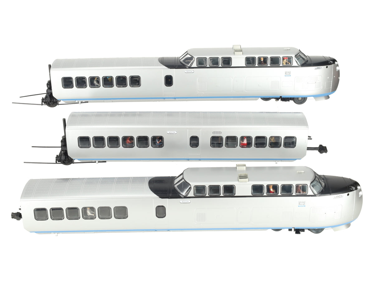 MTH 20-20346-1 O Gauge New Haven Turbotrain Passenger Set w/Proto-Sound 3.0 EX/Box