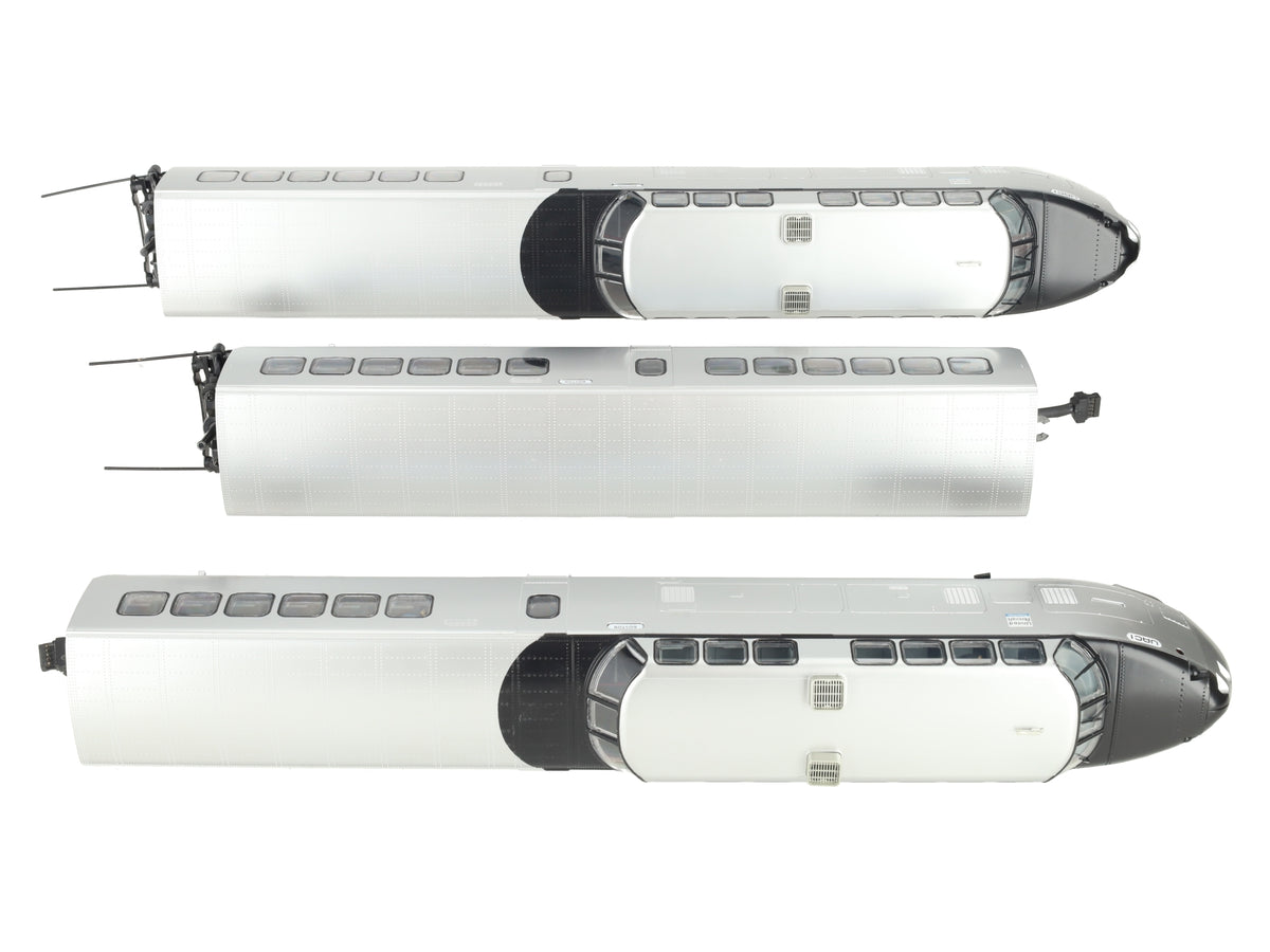 MTH 20-20346-1 O Gauge New Haven Turbotrain Passenger Set w/Proto-Sound 3.0 EX/Box