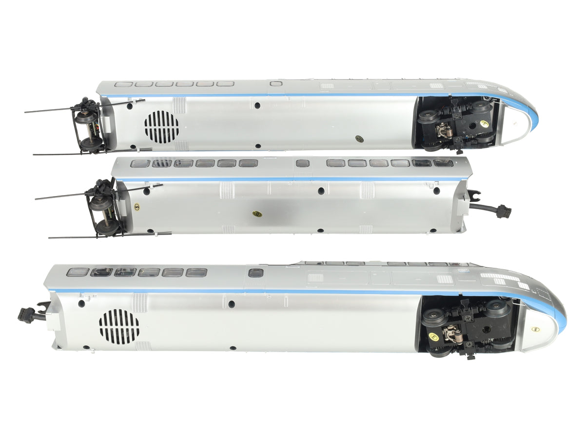 MTH 20-20346-1 O Gauge New Haven Turbotrain Passenger Set w/Proto-Sound 3.0 EX/Box