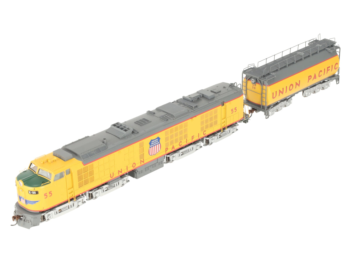 Athearn G41052 HO Scale Union Pacific Turbine Diesel & Tender w/DCC & Sound #55 EX/Box