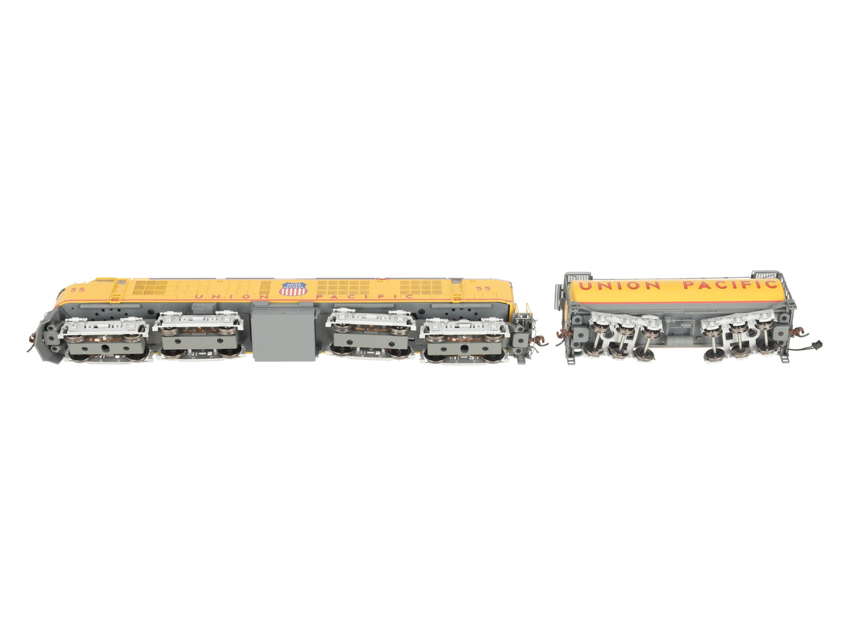 Athearn G41052 HO Scale Union Pacific Turbine Diesel & Tender w/DCC & Sound #55 EX/Box