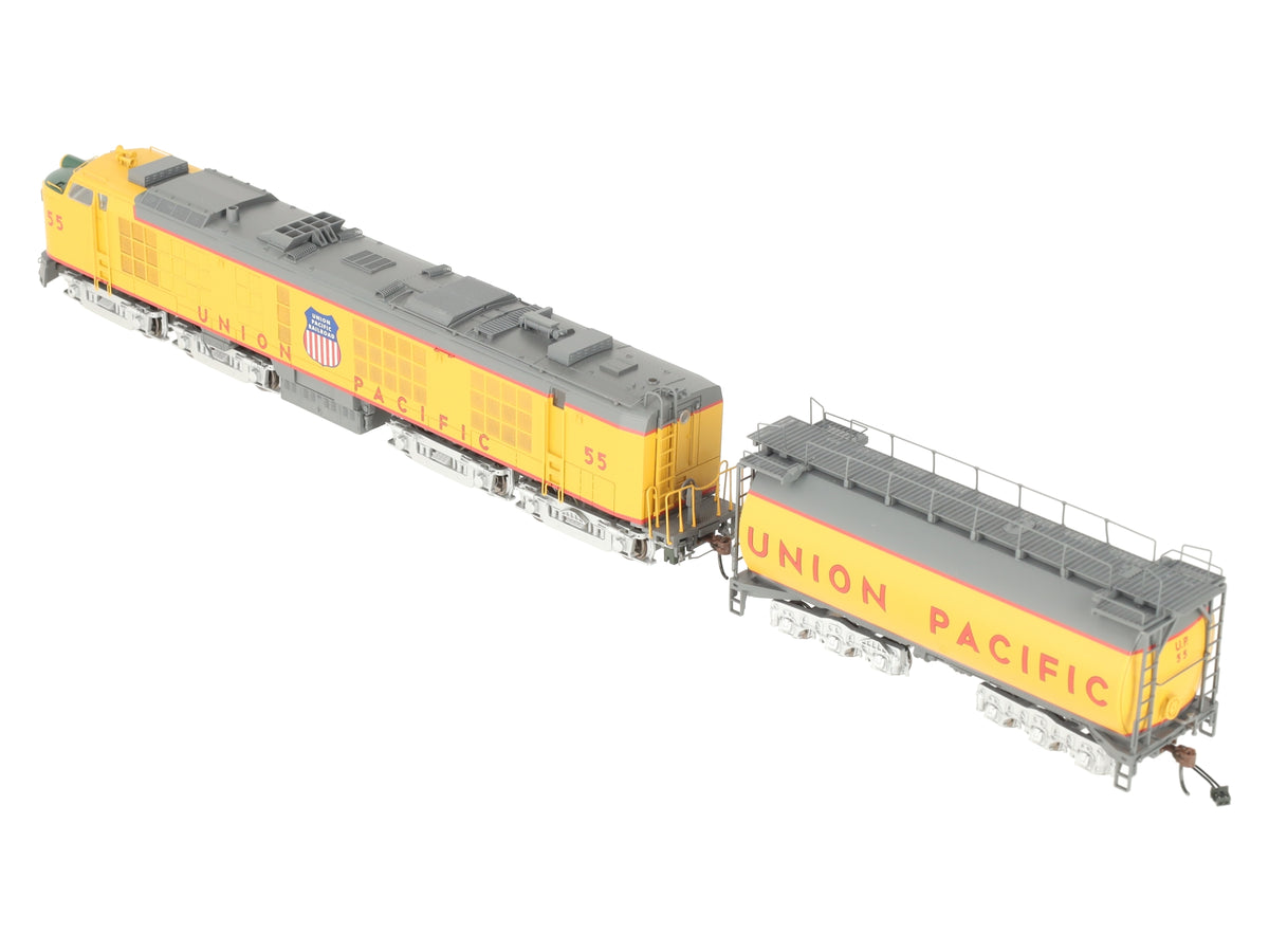 Athearn G41052 HO Scale Union Pacific Turbine Diesel & Tender w/DCC & Sound #55 EX/Box