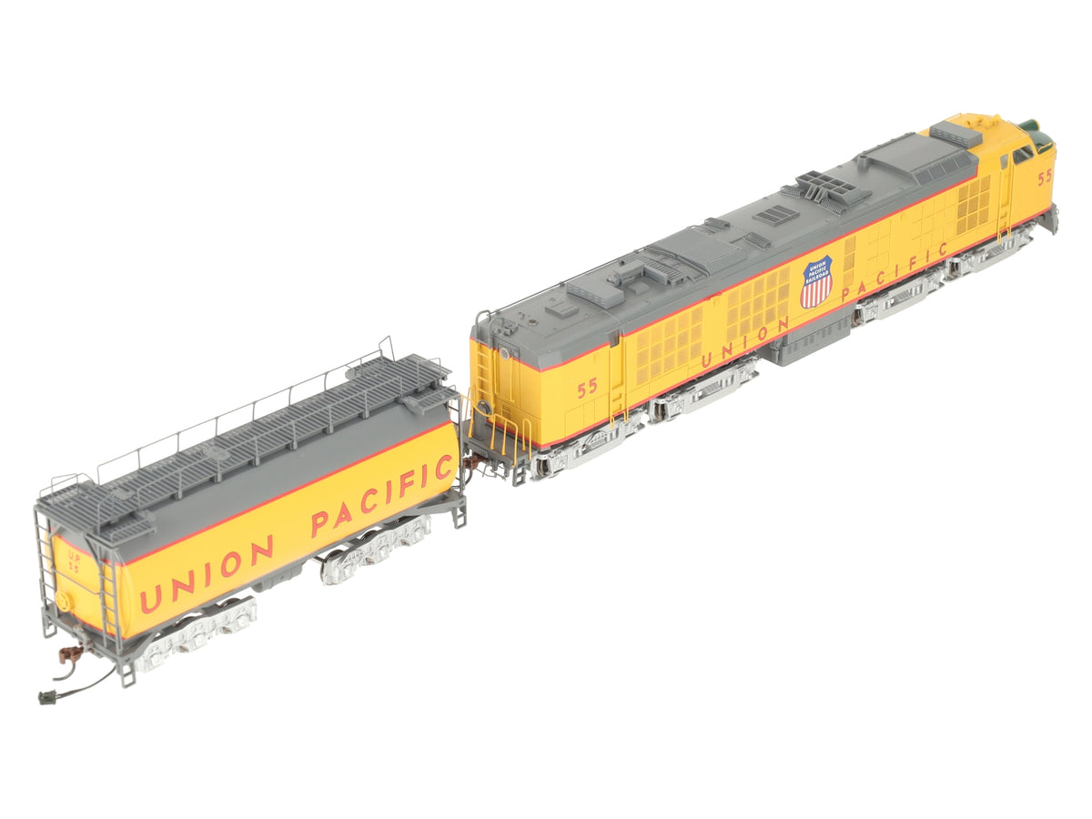 Athearn G41052 HO Scale Union Pacific Turbine Diesel & Tender w/DCC & Sound #55 EX/Box