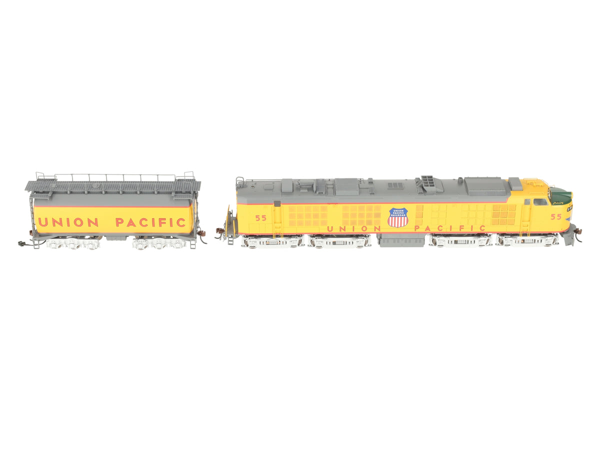 Athearn G41052 HO Scale Union Pacific Turbine Diesel & Tender w/DCC & Sound #55 EX/Box