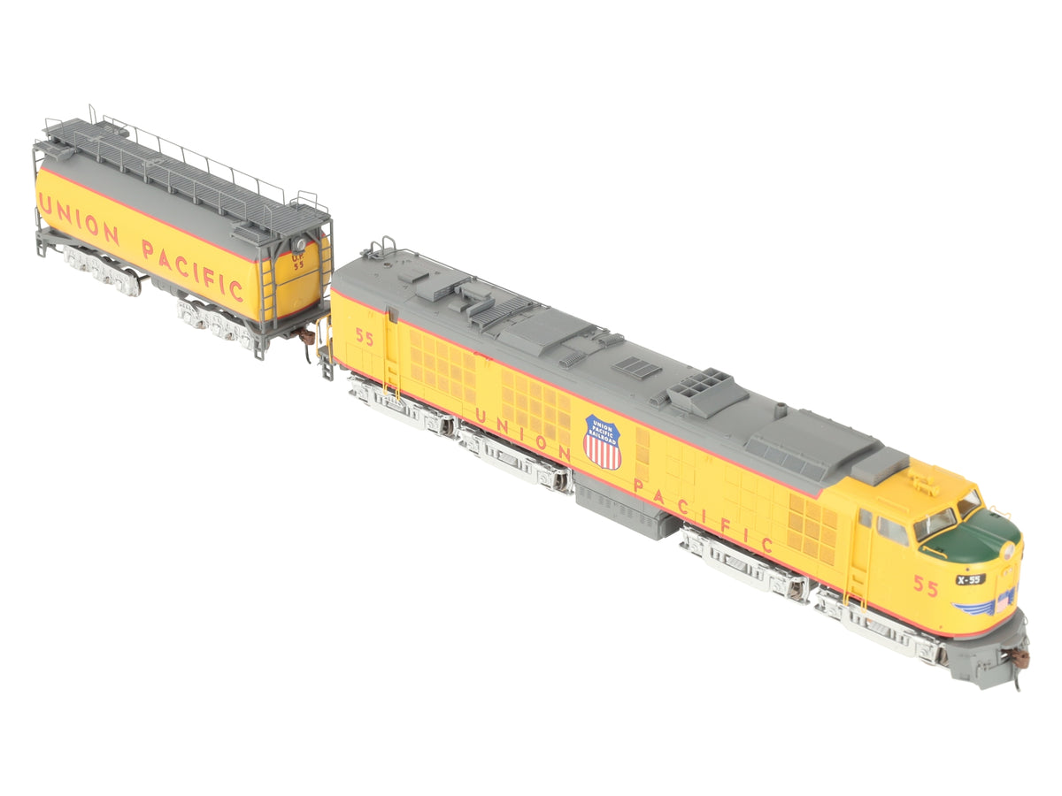 Athearn G41052 HO Scale Union Pacific Turbine Diesel & Tender w/DCC & Sound #55 EX/Box