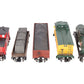 Lionel O Gauge Assorted Freight Cars [5] VG