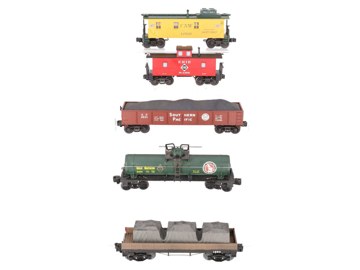 Lionel O Gauge Assorted Freight Cars [5] VG