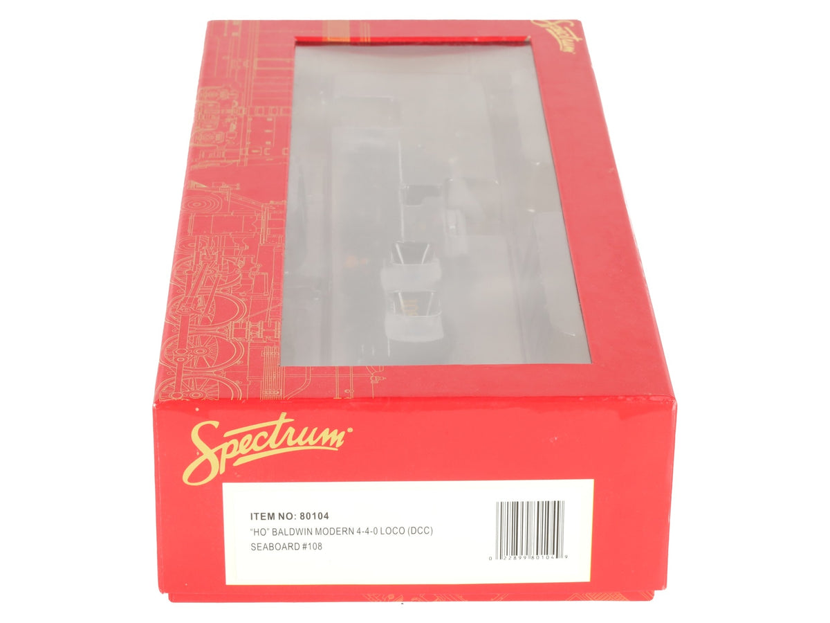 Bachmann 80104 HO Seaboard 4-4-0 Steam Locomotive #108 w/DCC EX/Box