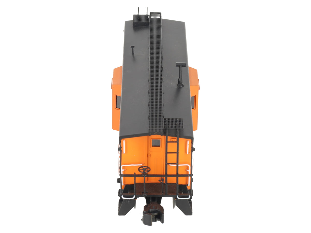 Weaver G2021L O BRASS Milwaukee Road Ribbed Side Brass Caboose #01838 (3-Rail) EX/Box