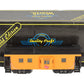Weaver G2021L O BRASS Milwaukee Road Ribbed Side Brass Caboose #01838 (3-Rail) EX/Box