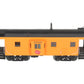 Weaver G2021L O BRASS Milwaukee Road Ribbed Side Brass Caboose #01838 (3-Rail) EX/Box