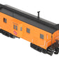Weaver G2021L O BRASS Milwaukee Road Ribbed Side Brass Caboose #01838 (3-Rail) EX/Box