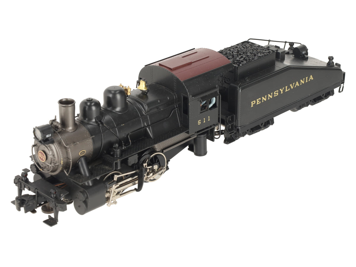 Weaver 511X O Brass PRR A-5 0-4-0 Steam Locomotive & Tender #511 (3 Rail) EX/Box