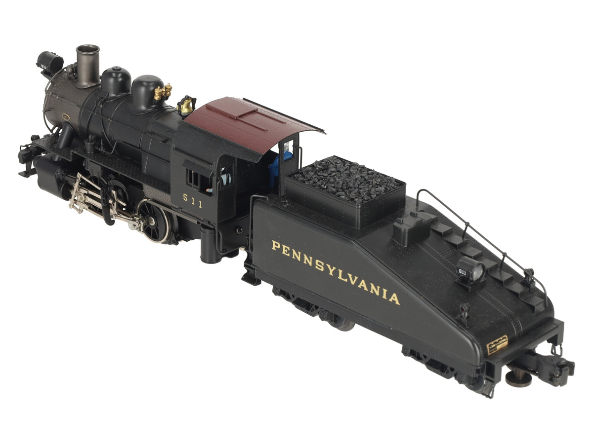 Weaver 511X O Brass PRR A-5 0-4-0 Steam Locomotive & Tender #511 (3 Rail) EX/Box