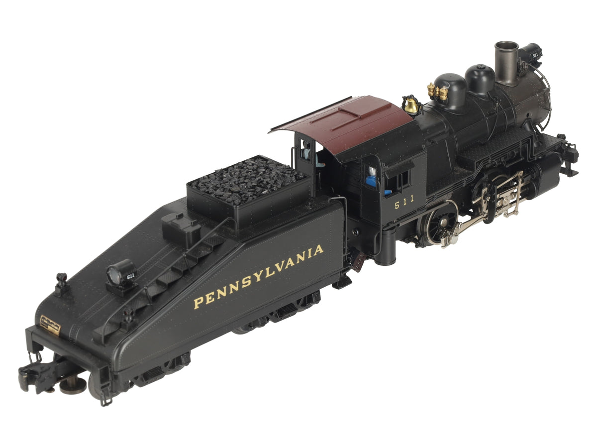 Weaver 511X O Brass PRR A-5 0-4-0 Steam Locomotive & Tender #511 (3 Rail) EX/Box