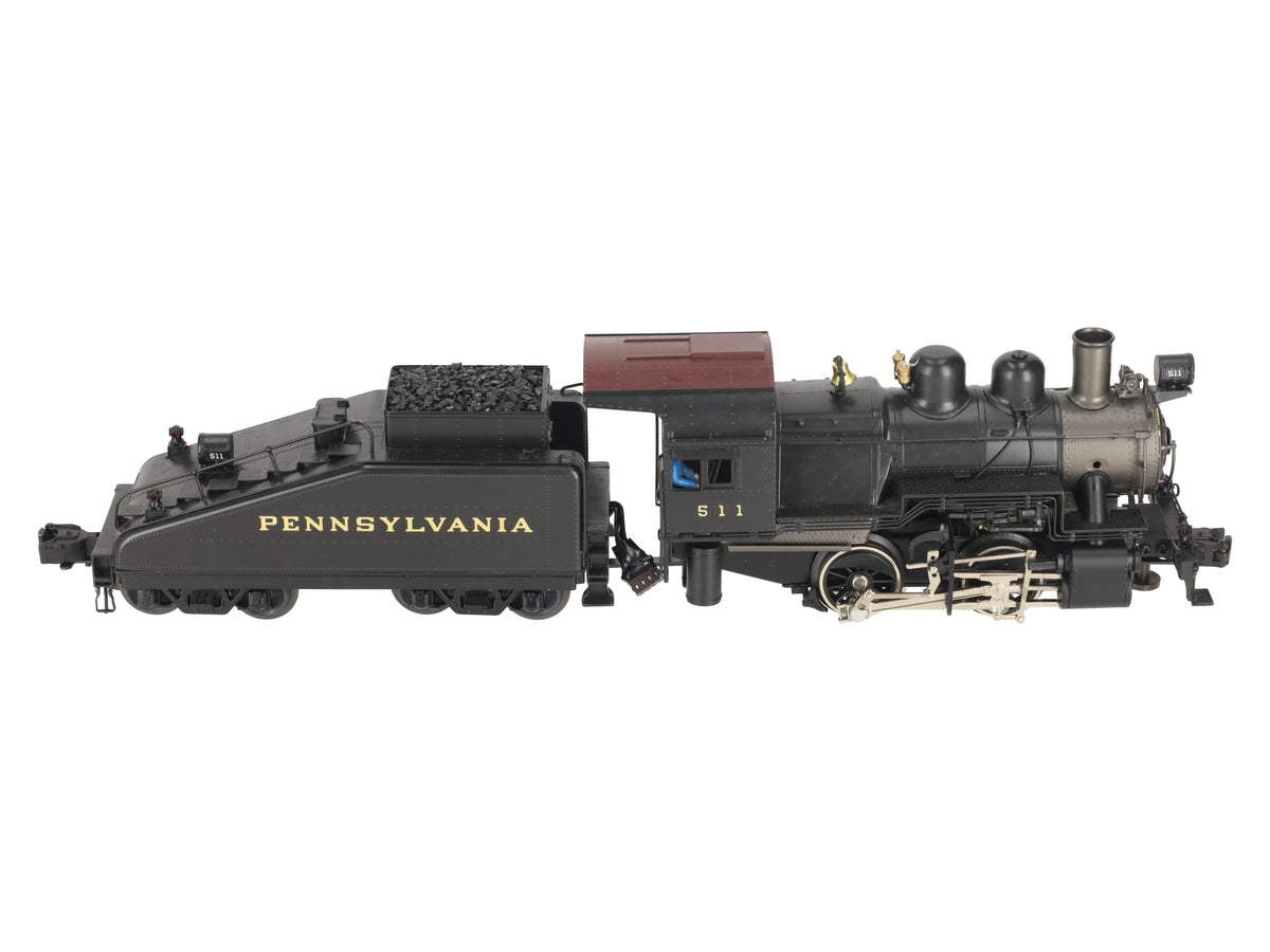 Weaver 511X O Brass PRR A-5 0-4-0 Steam Locomotive & Tender #511 (3 Rail) EX/Box