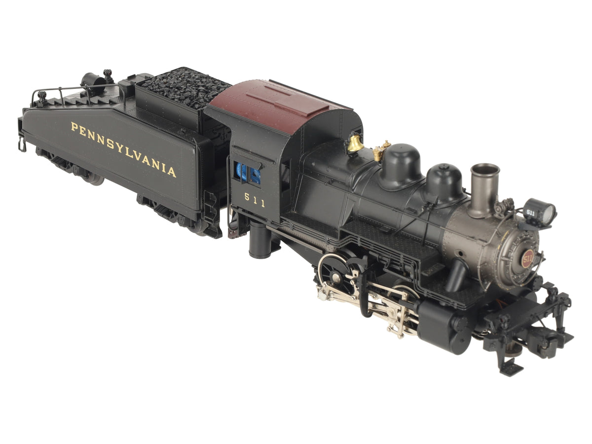 Weaver 511X O Brass PRR A-5 0-4-0 Steam Locomotive & Tender #511 (3 Rail) EX/Box