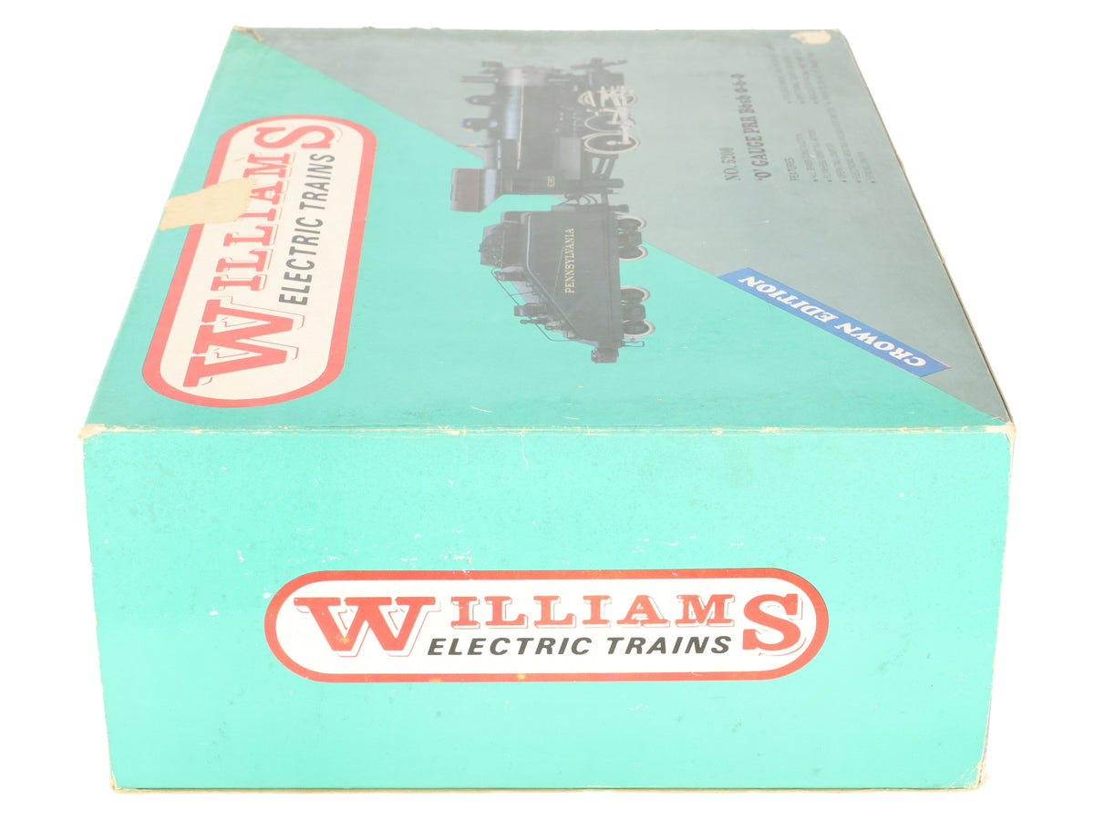 Williams 5200 O Gauge BRASS Pennsylvania 0-6-0 B6sb Steam Engine & Tender #6380 EX/Box