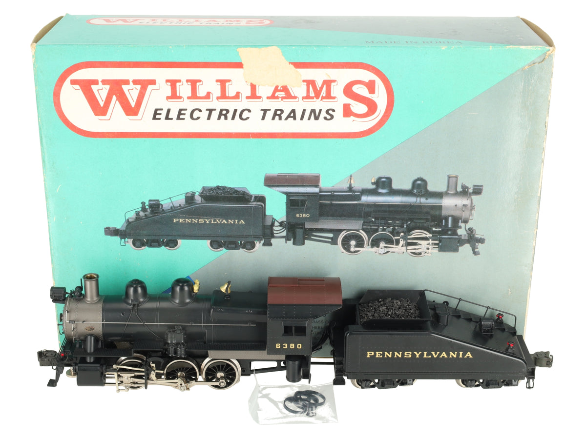 Williams 5200 O Gauge BRASS Pennsylvania 0-6-0 B6sb Steam Engine & Tender #6380 EX/Box