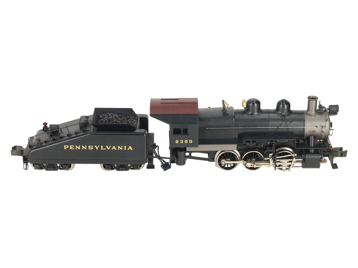 Williams 5200 O Gauge BRASS Pennsylvania 0-6-0 B6sb Steam Engine & Tender #6380 EX/Box