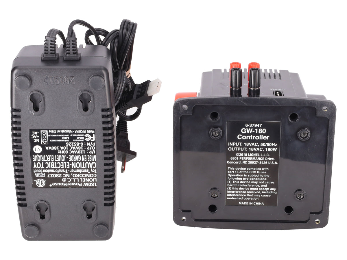 Lionel 6-37947 O Gauge GW-180 180 Watt Transformer EX/Box
