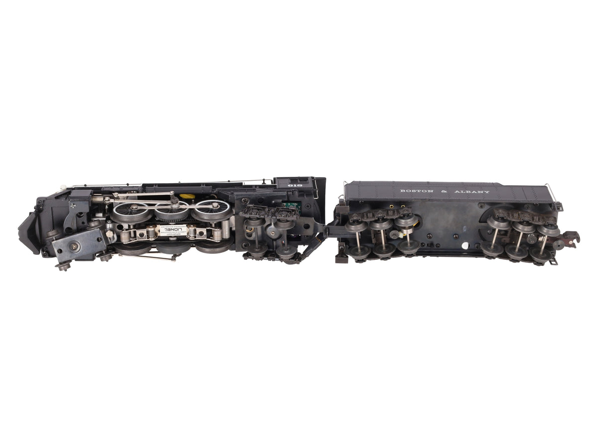 Lionel 6-18042 O Gauge B&A Hudson 4-6-4 Steam Locomotive & Tender #618 w/RS II EX/Box