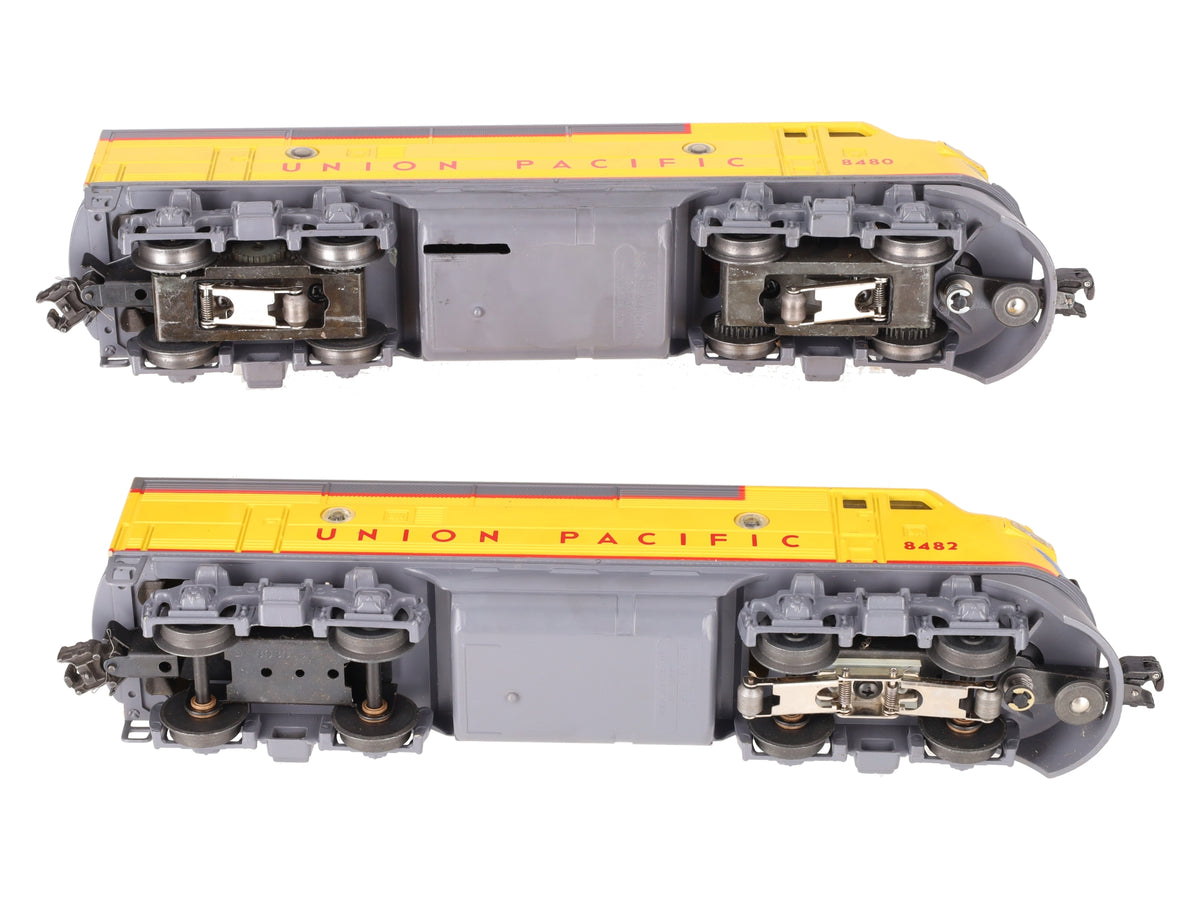 Lionel 6-8480 O Union Pacific Powered and Dummy F3 AA Diesel Set #8480/8482 VG/Box