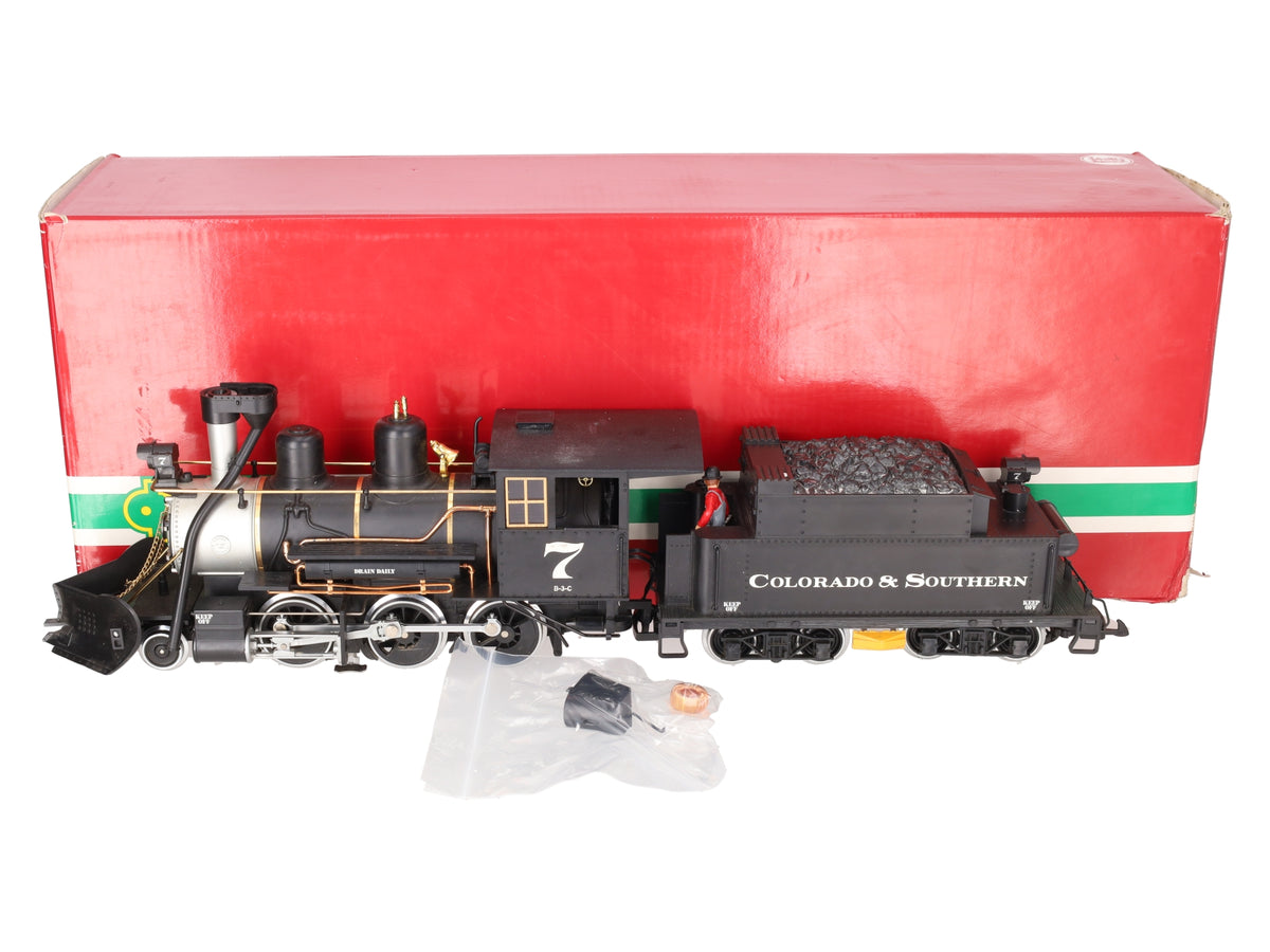LGB 25192 G Colorado & Southern Steam Locomotive & Tender w/Sound VG/Box